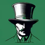 dark green tophat  image